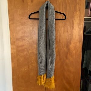 Gray & Gold Speckled Scarf